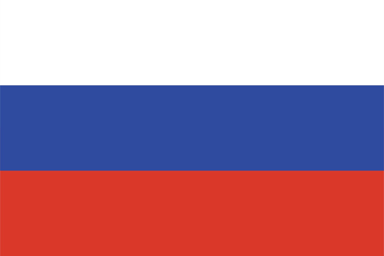 Russia Flag - Sticker