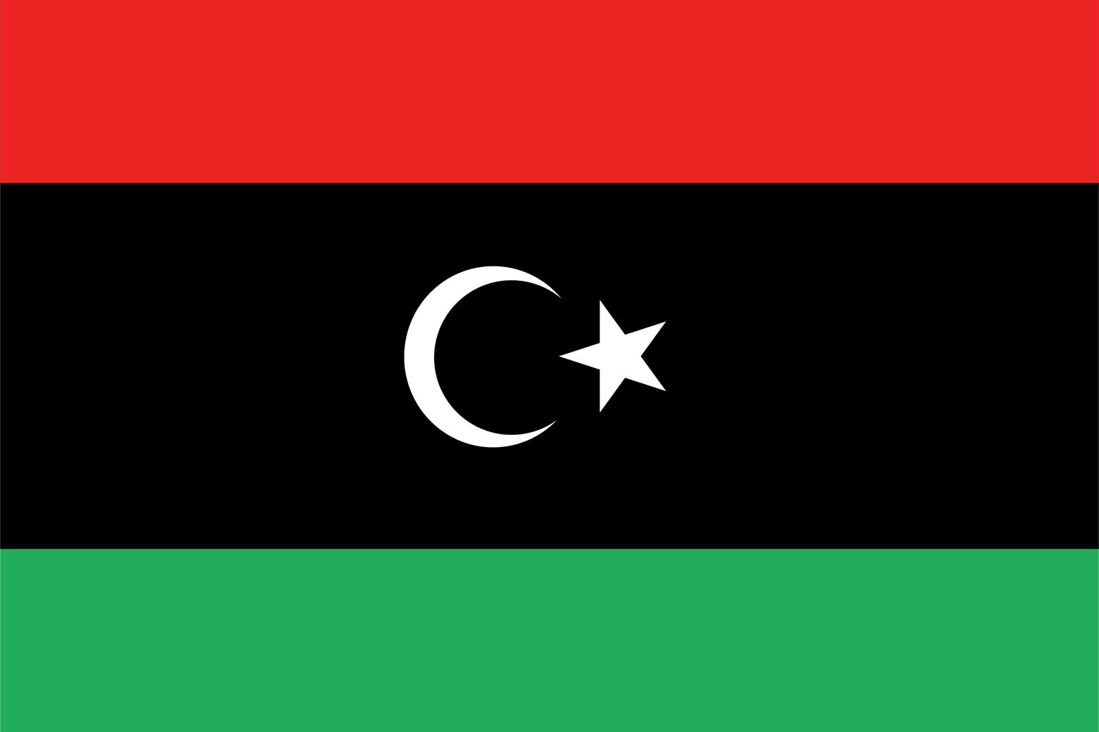 Libya Flag - Sticker