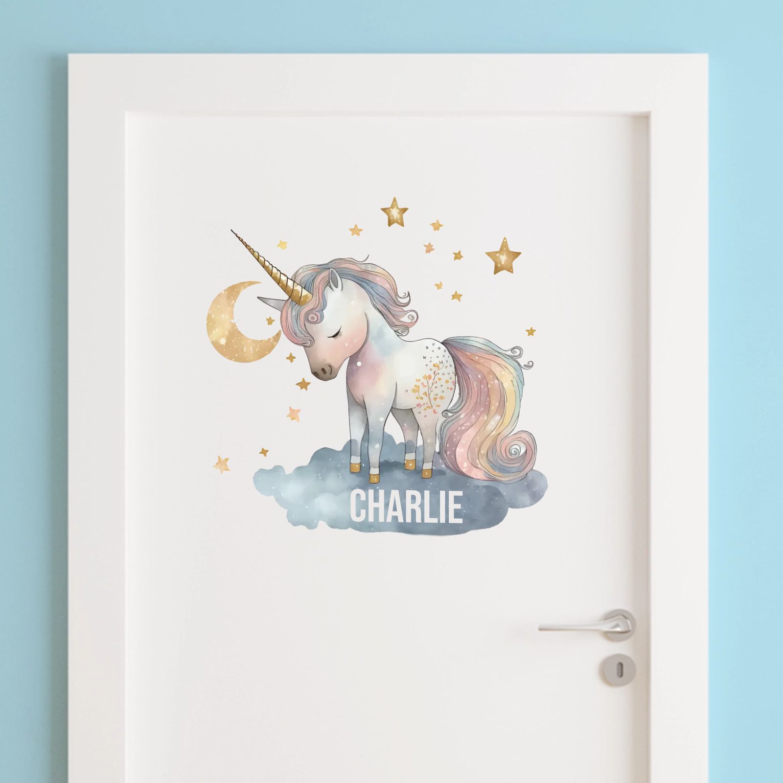 Door Sticker - Unicorn Delight