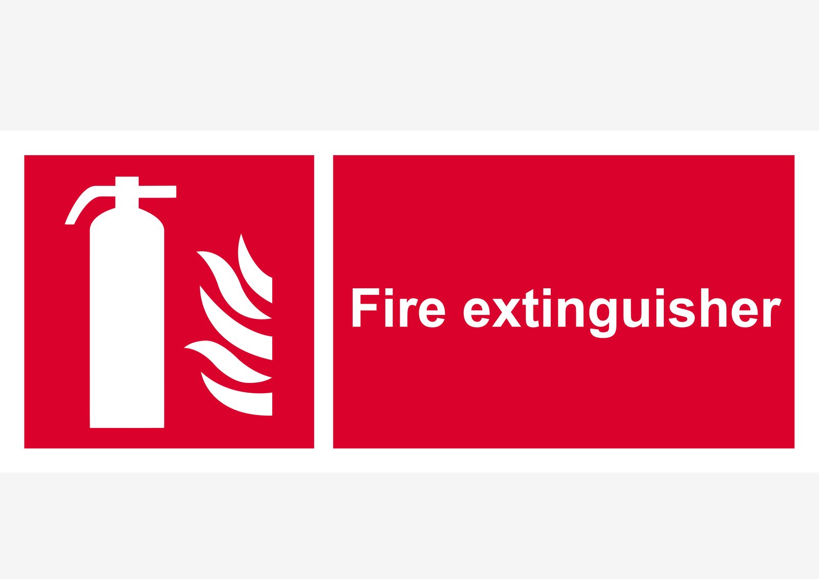 Sticker - Fire Extinguisher Sign