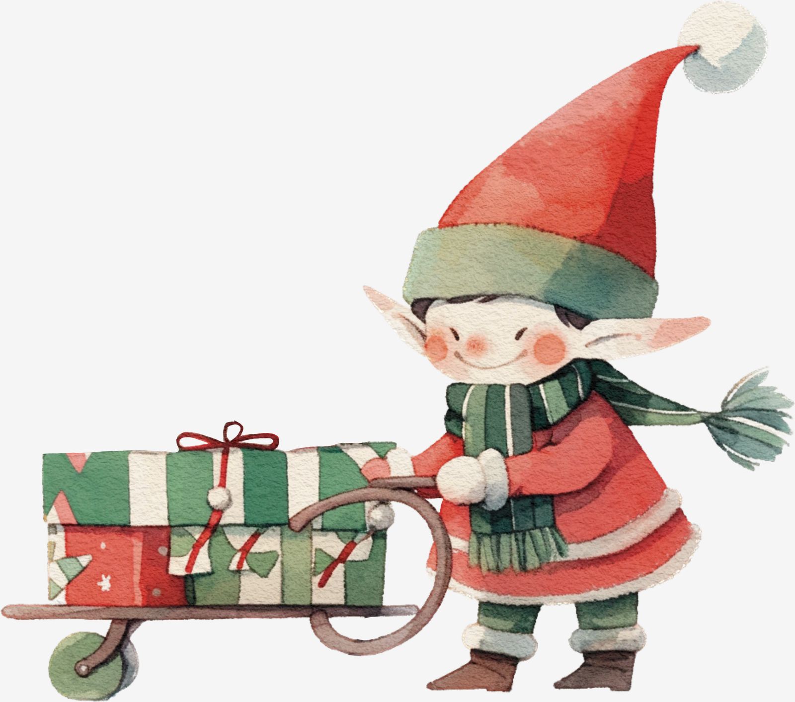 Christmas Elf Sticker