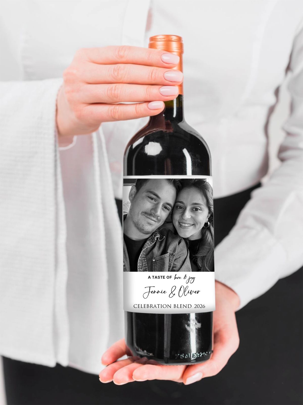 Personalised Bottle Label - Celebration Blend