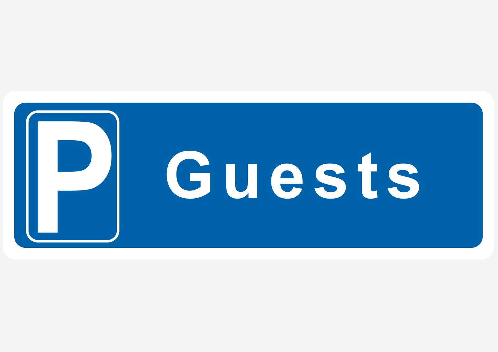 Sticker - Guests Parking