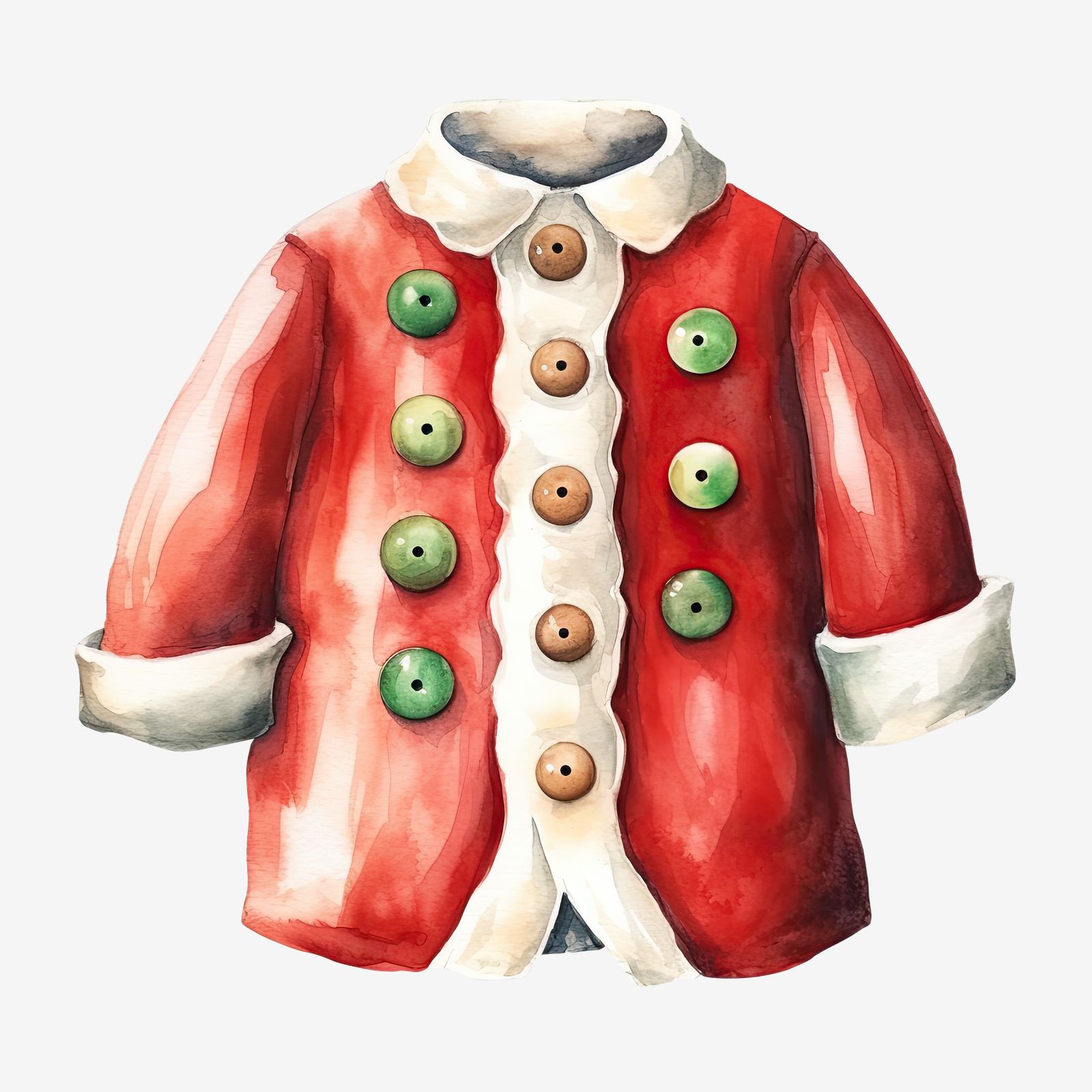 Festive Christmas Coat Sticker