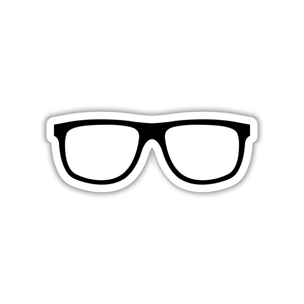 Sticker - Cool Sunglasses Design