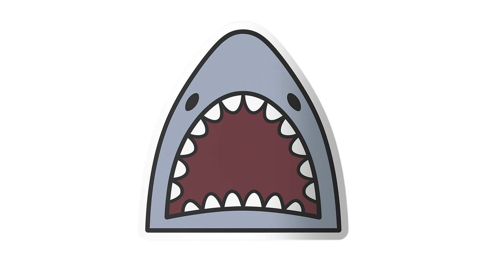 Sticker - Shark Jaws - 4 Stickers