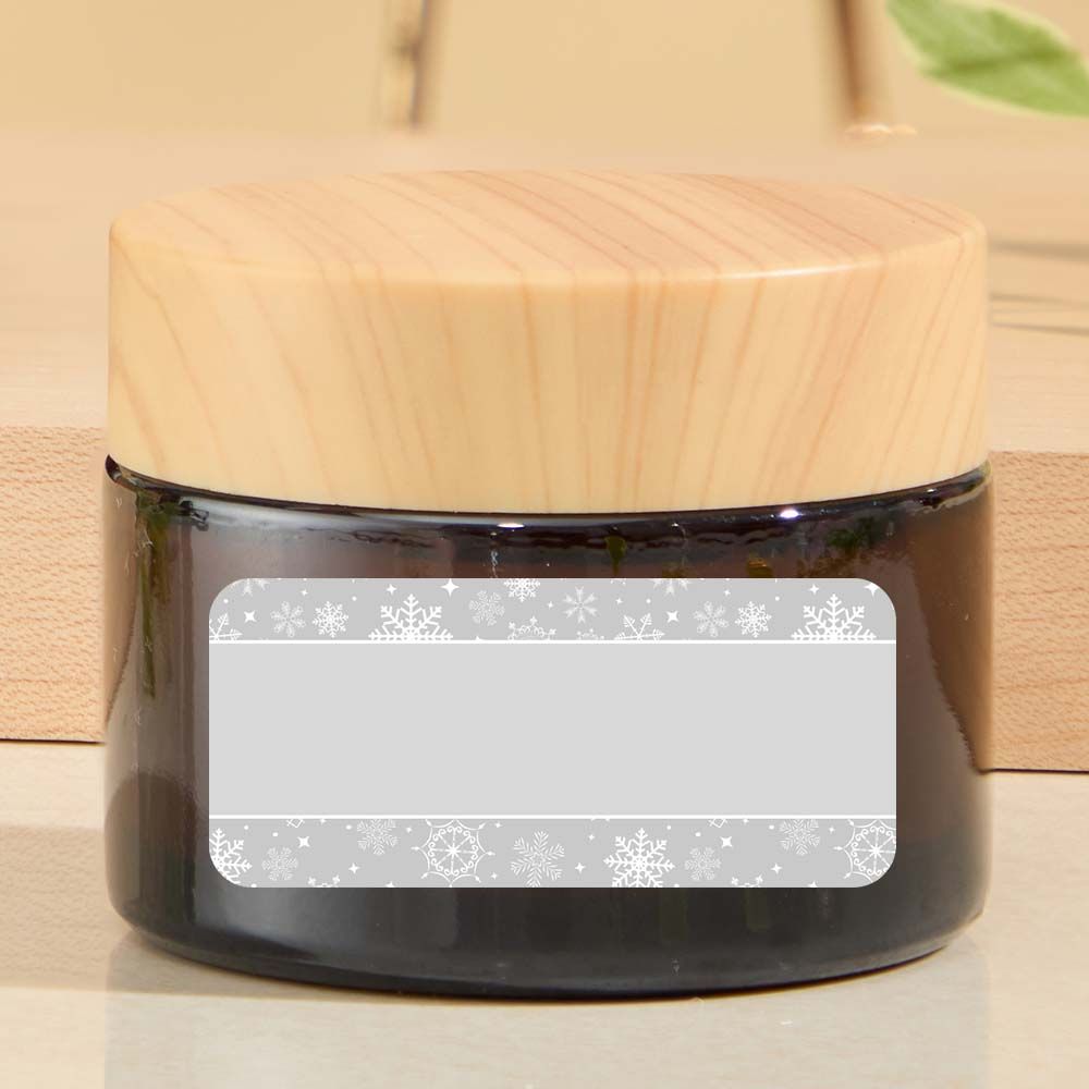 Sticker - Snowflake Design Label - 100 pcs