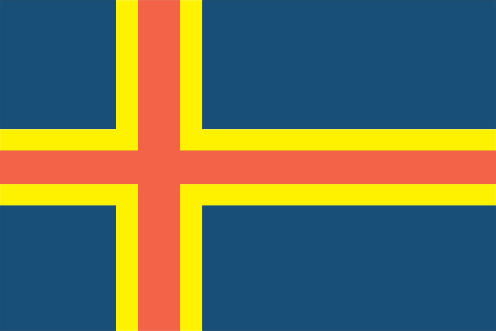 Åland Islands Flag - Sticker