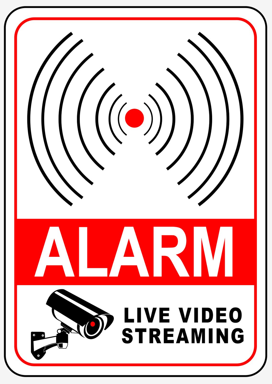 Sticker - Alarm Live Video Streaming
