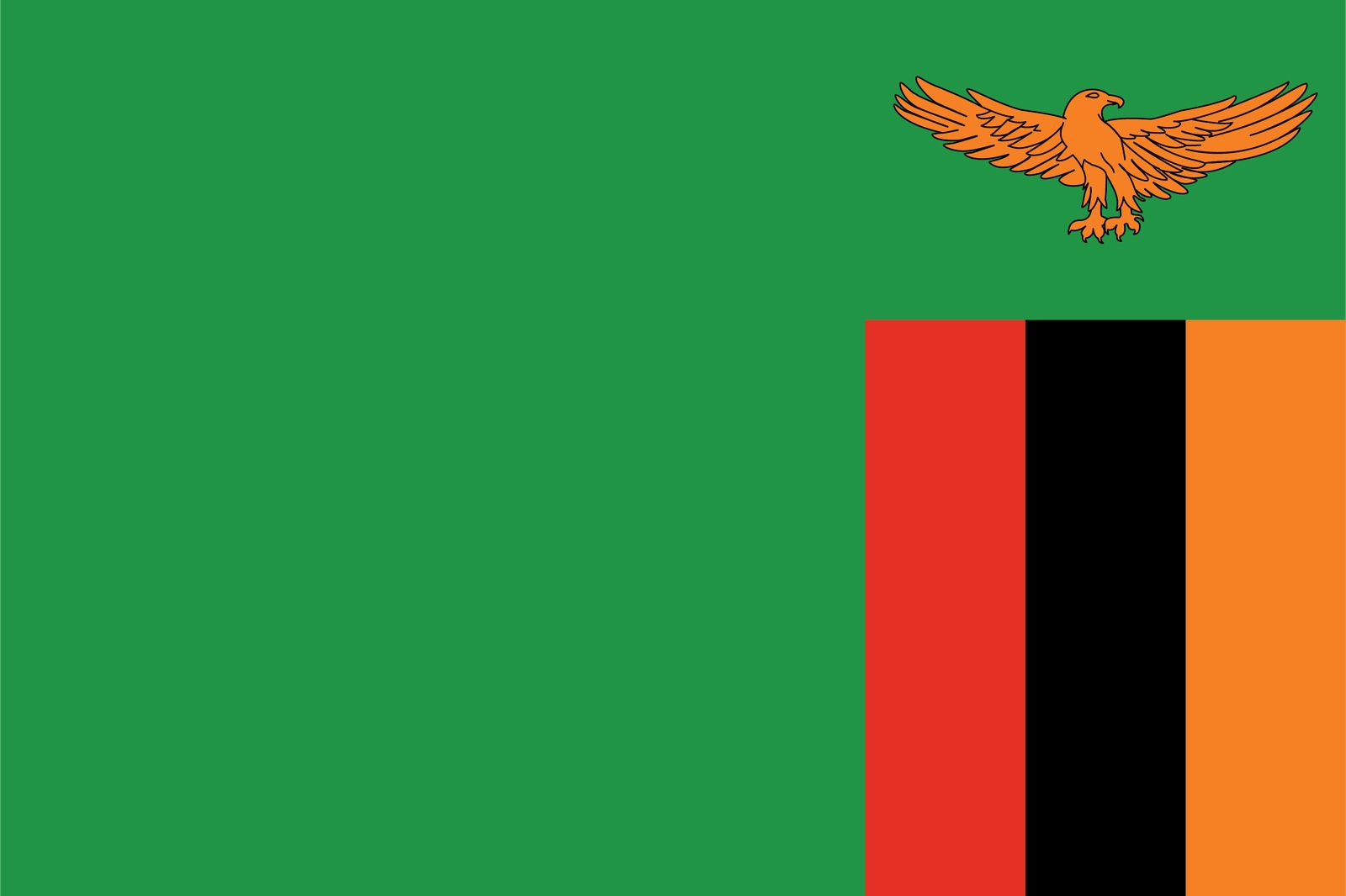 Zambia Flag - Sticker