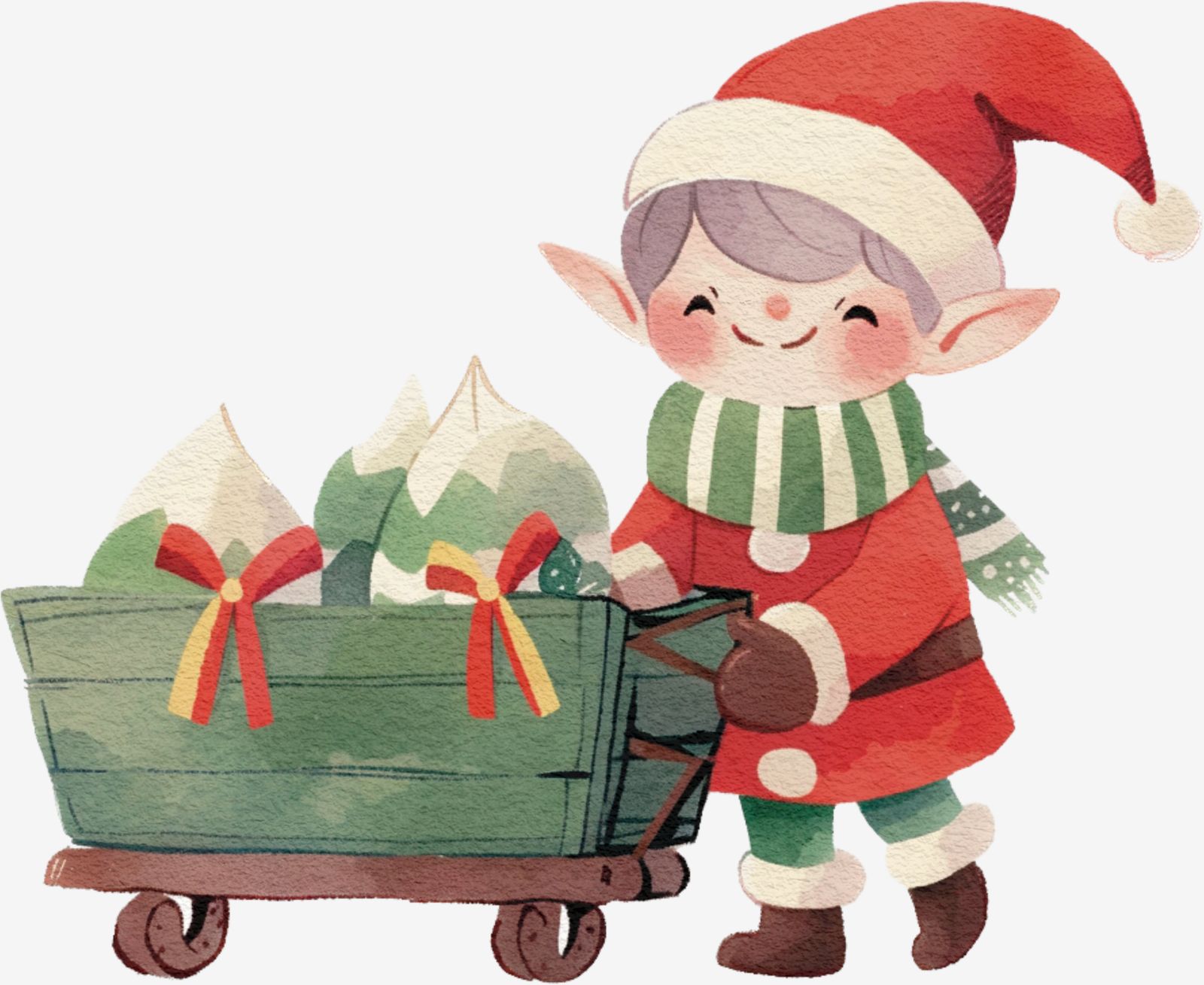 Christmas Elf Sticker