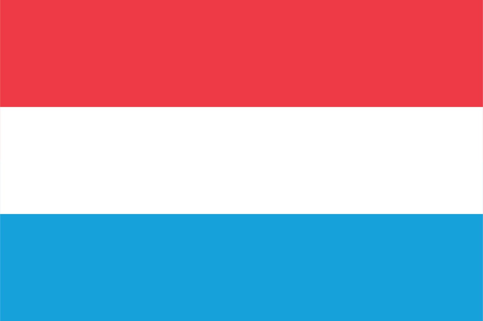 Luxembourg Flag - Sticker