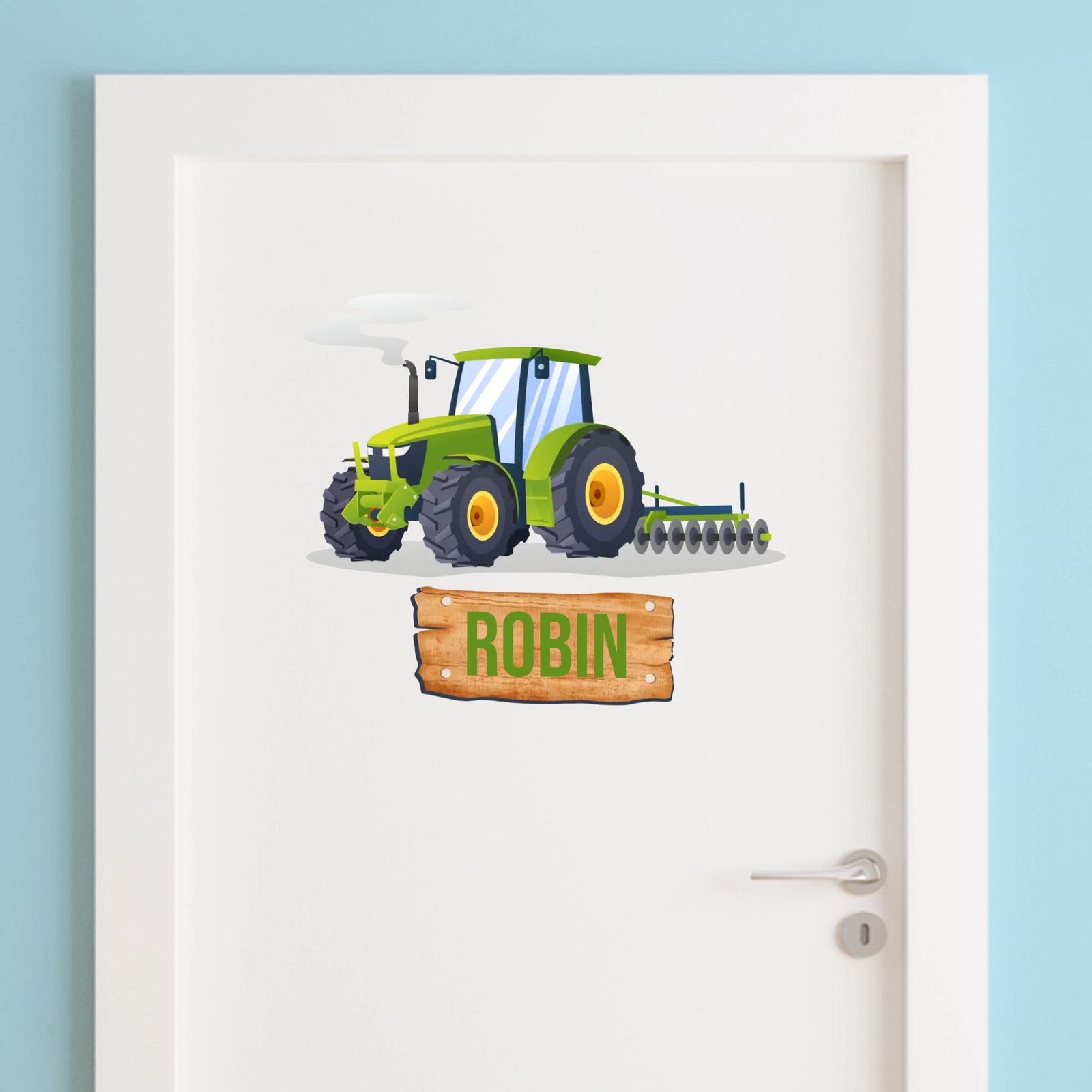 Door Sticker - Tractor Design