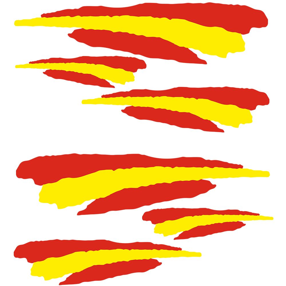 Sticker - Red and Yellow Claw