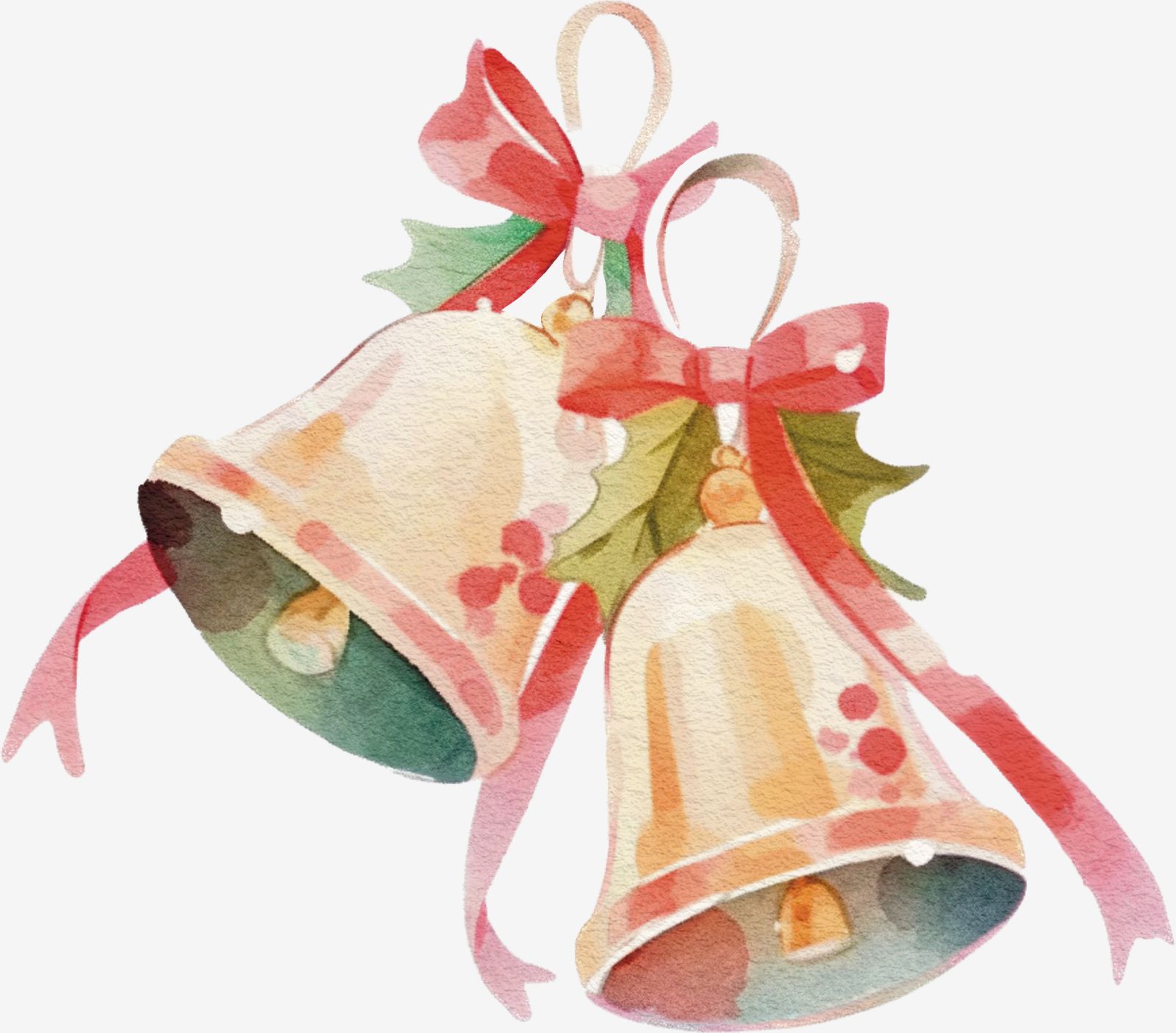 Festive Christmas Bell Sticker