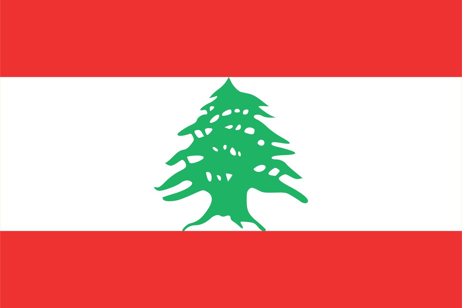 Lebanon Flag - Sticker