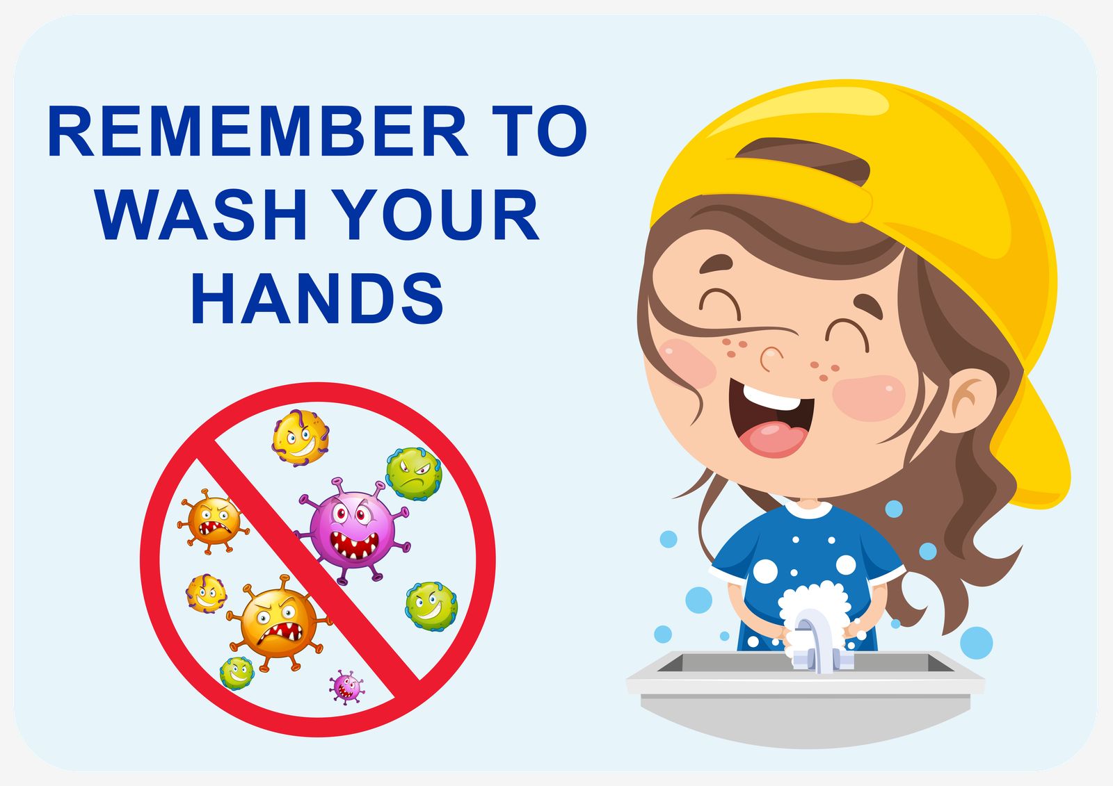 Sticker - Remember to Wash Your Hands