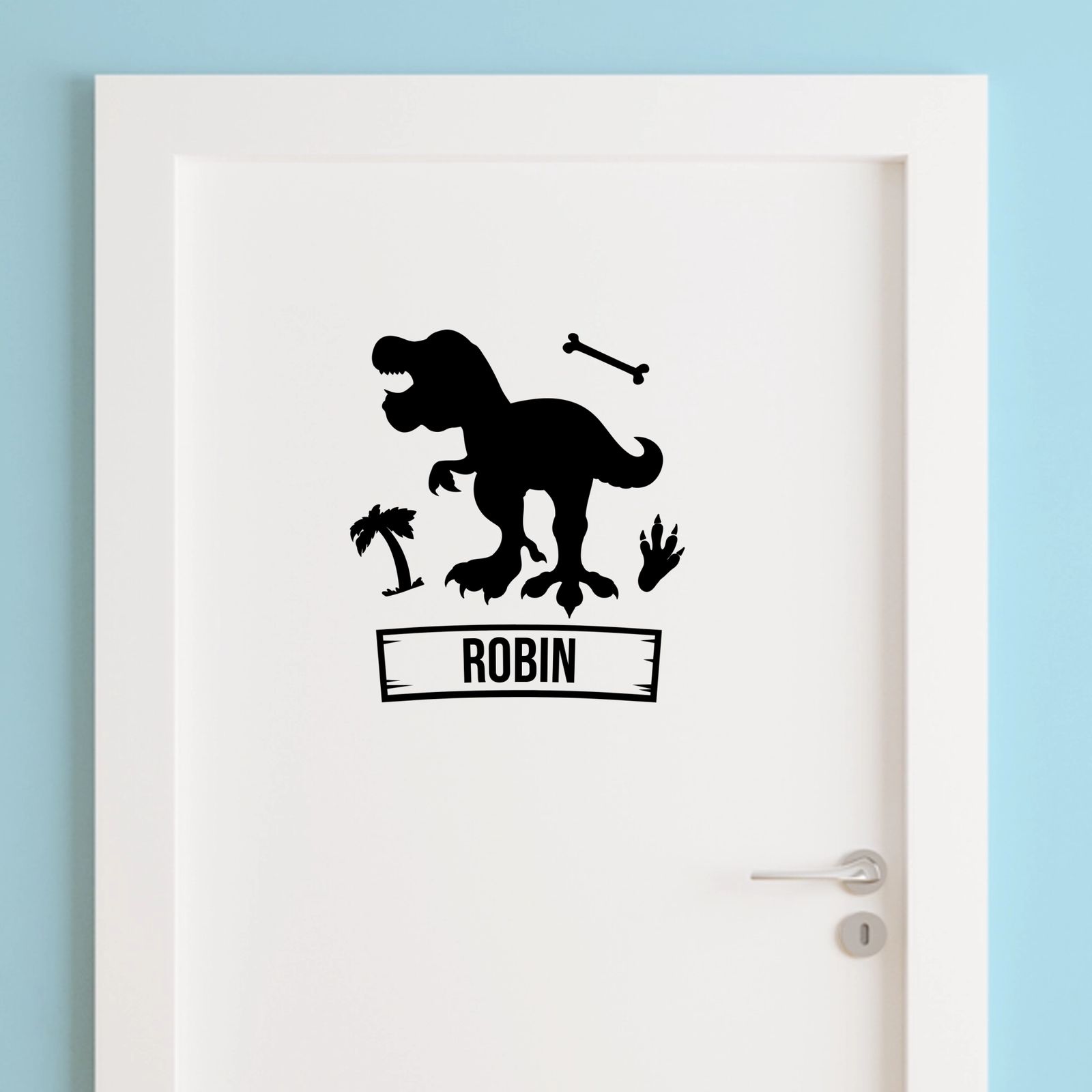 Door Sticker - Dinosaur Design