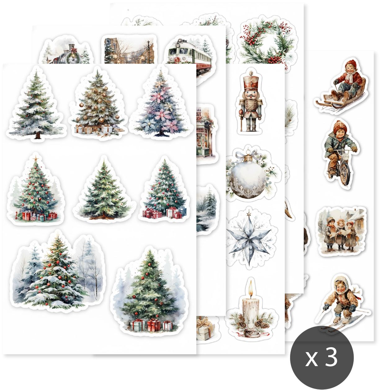 Stickers – 180 Christmas stickers