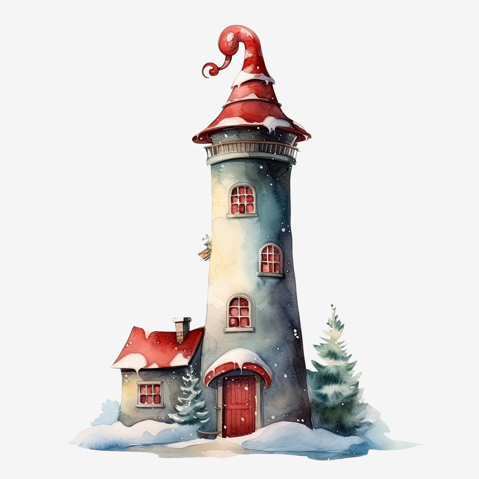 Whimsical Tower Sticker
