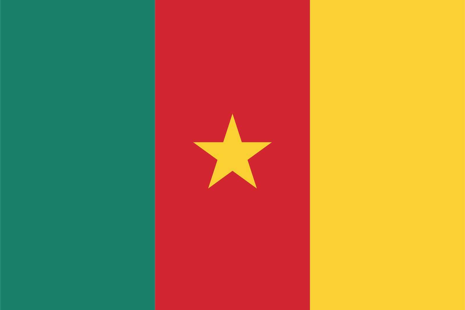 Cameroon Flag - Sticker