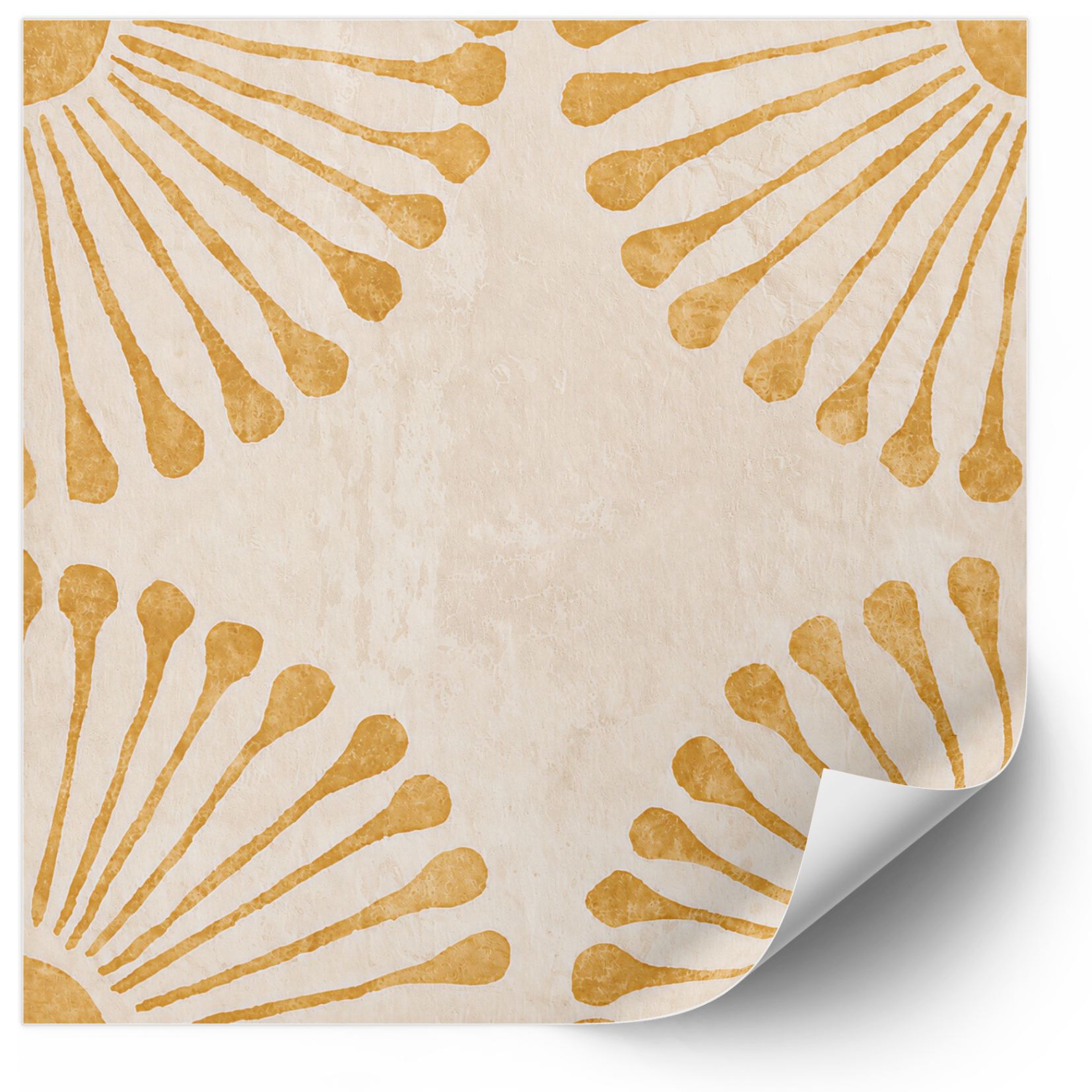 Tile Stickers –  Vintage Mustard