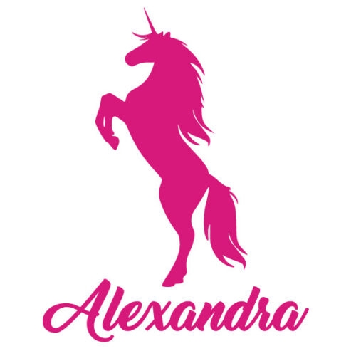 Wallsticker - Unicorn /  Personalised / Custom Text