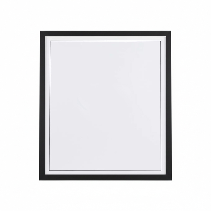 Wooden Frame / Square / Black