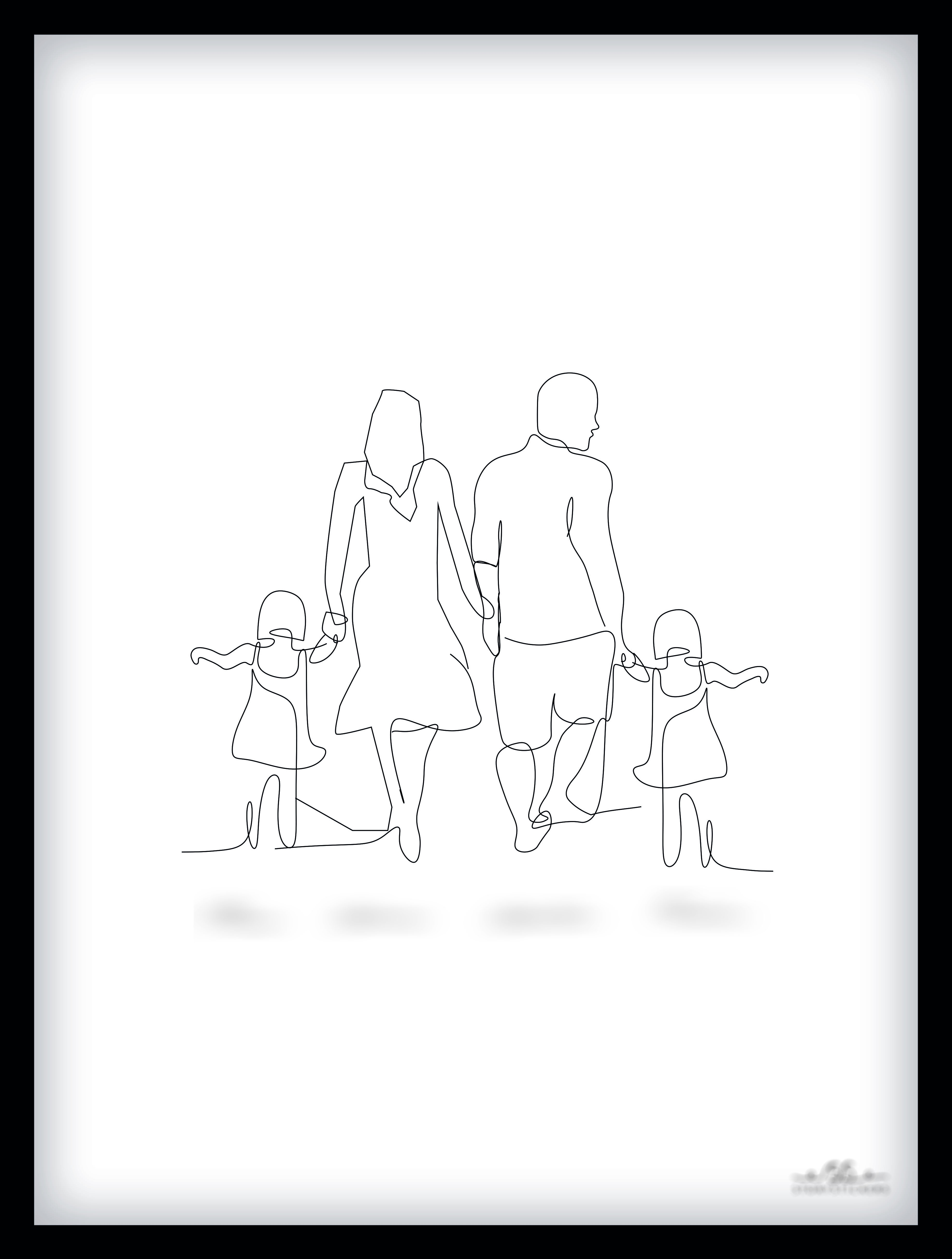 Poster - Family / Two Children