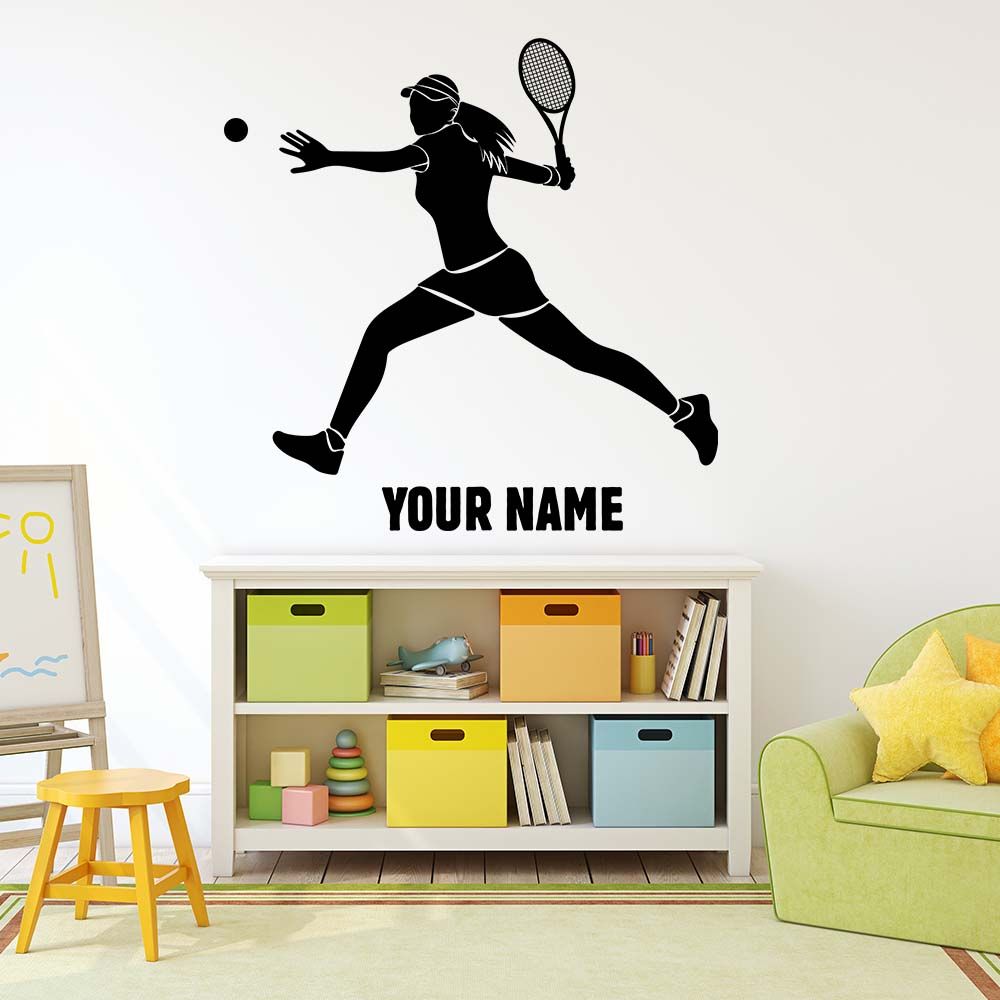 Wall Sticker / Tennis Player