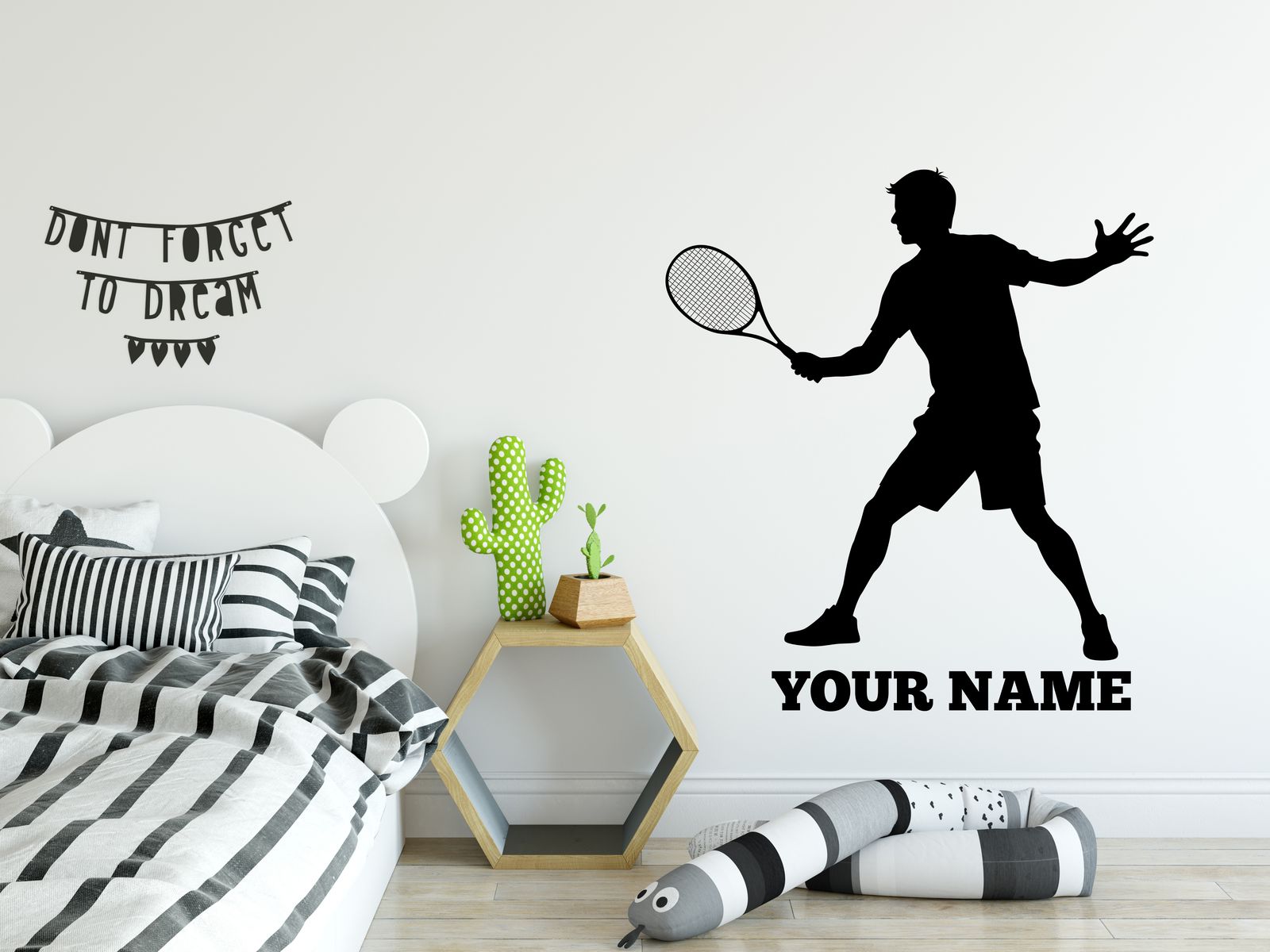 Wall Sticker / Tennis Player