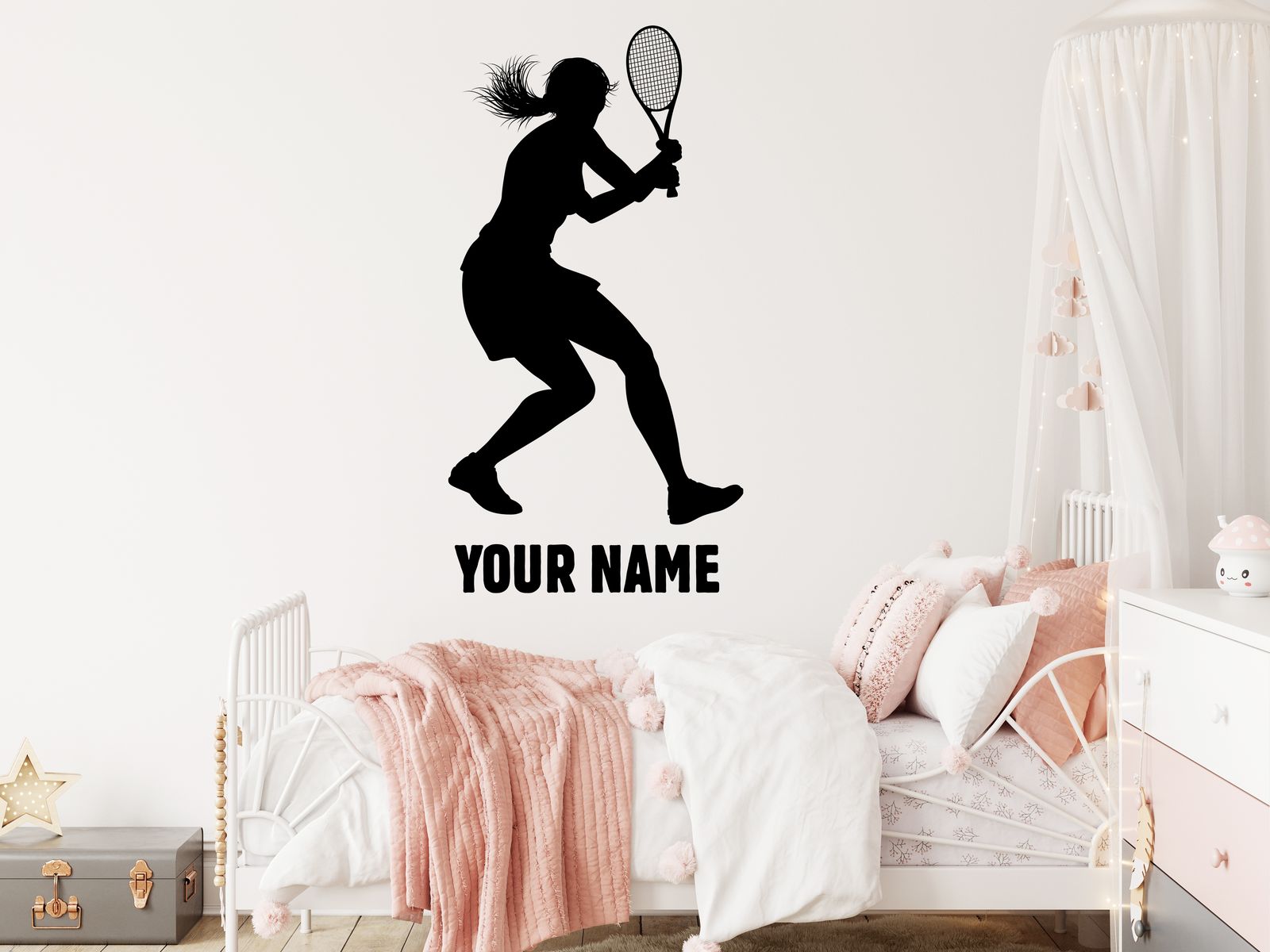 Wall Sticker / Tennis Player