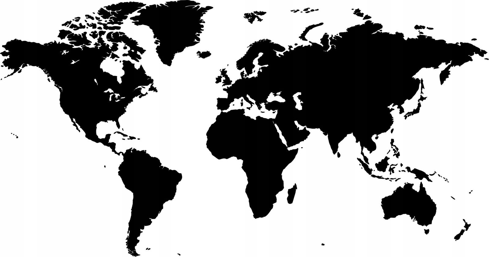 Wall Sticker - World Map