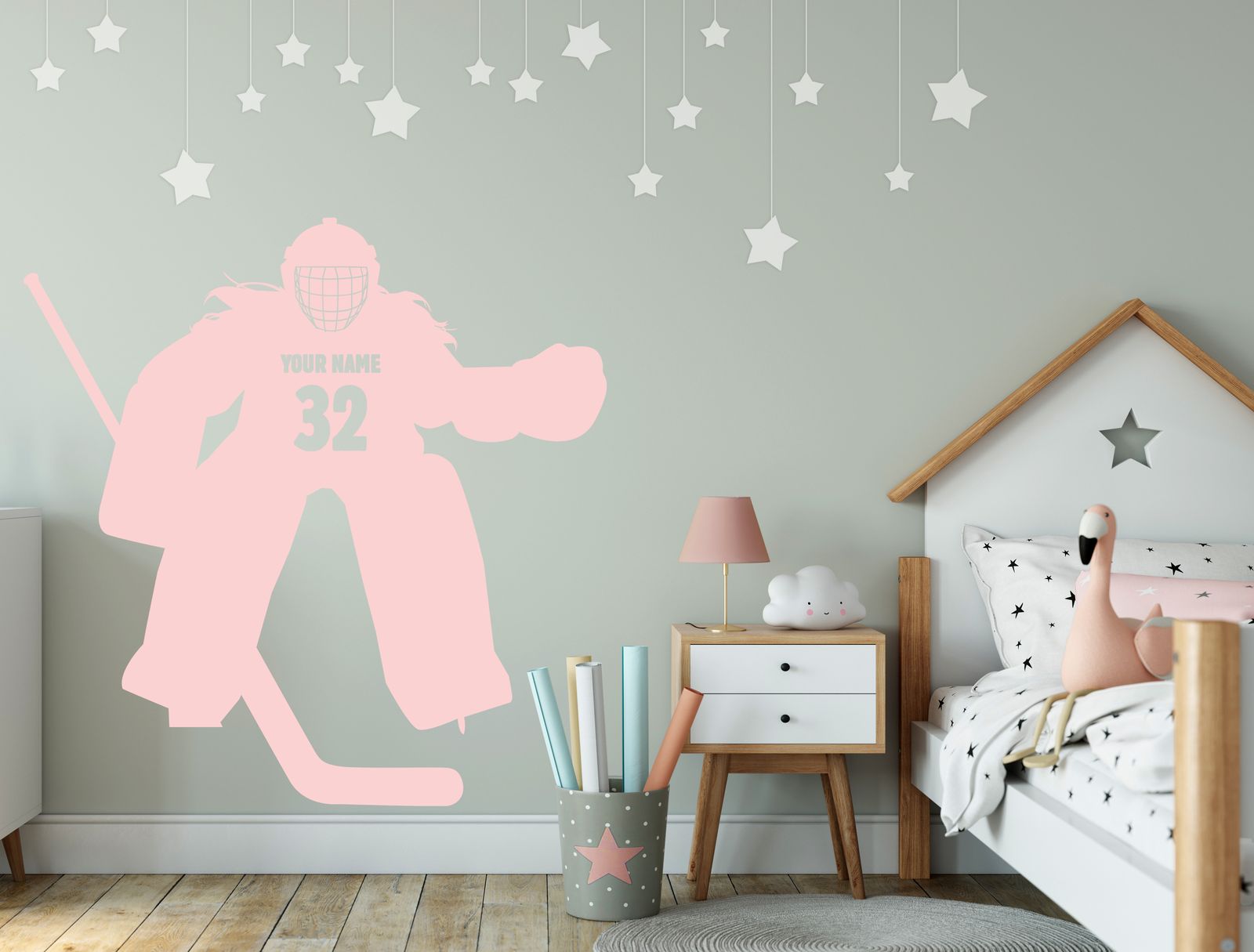 Wall Sticker - Hockey Goalie