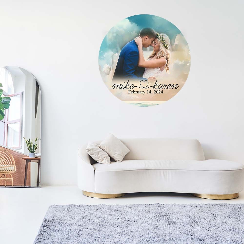 Wall Sticker - Personalized Wedding Design
