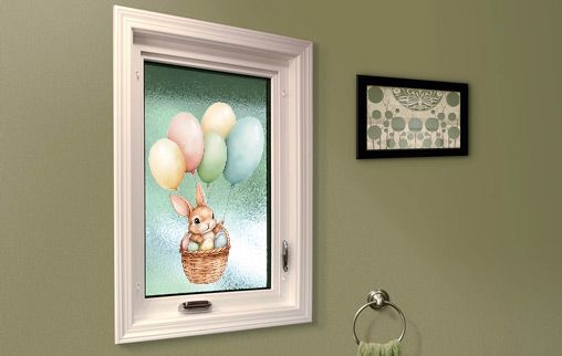 Wall Sticker - Bunny with Balloons