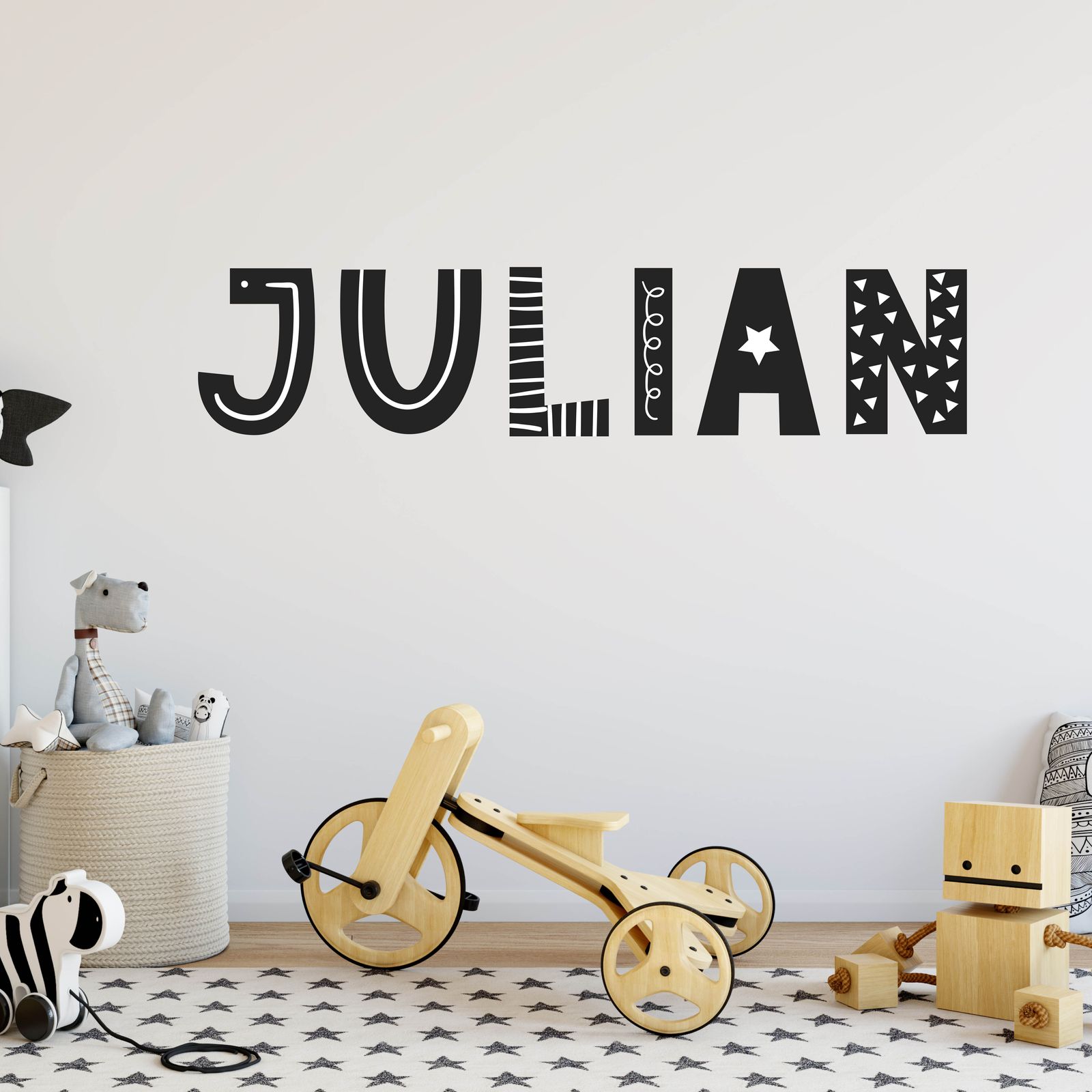 Customizable Name Wall Sticker for Kids