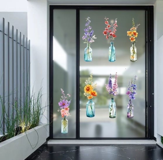 Wall Sticker - Floral Vases