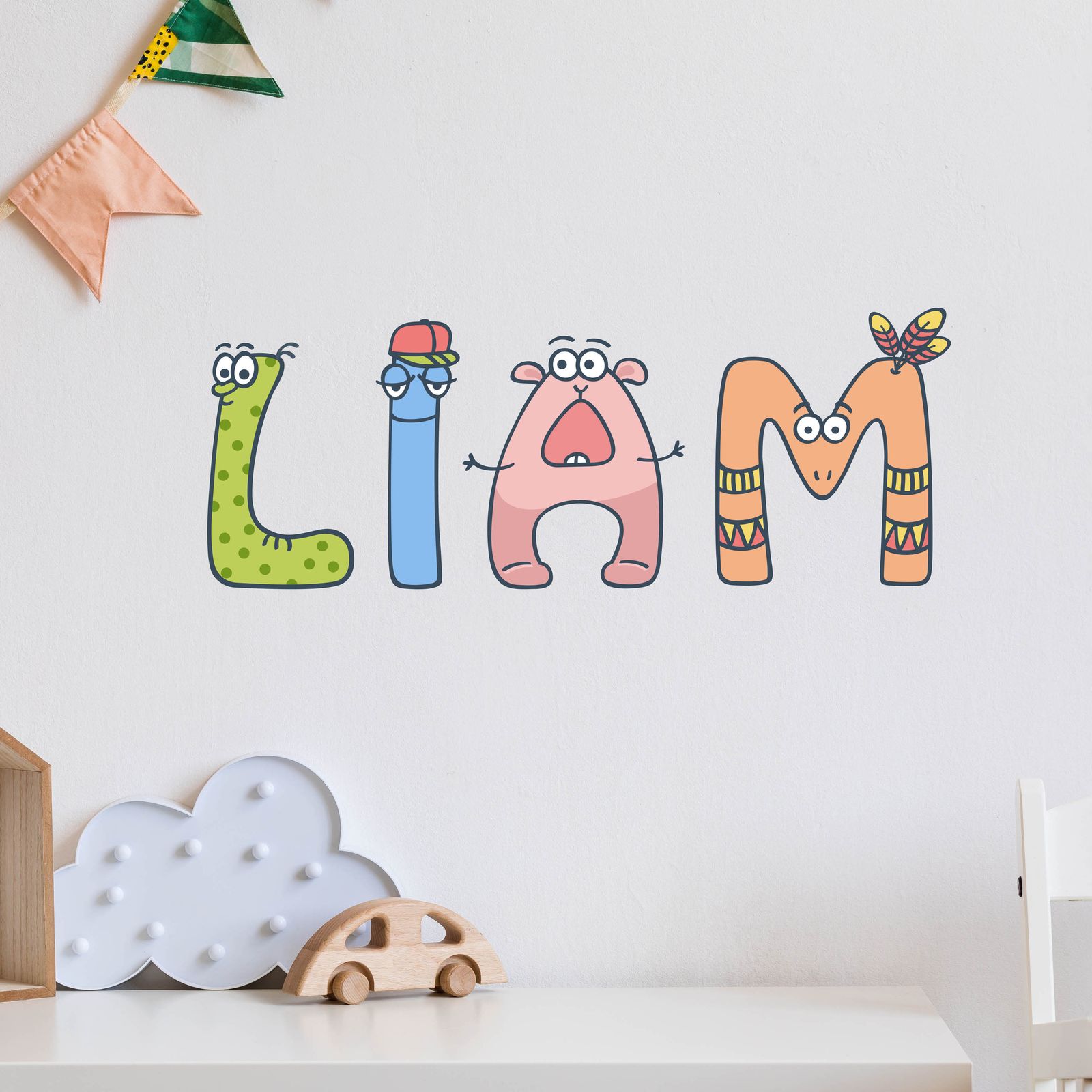 Personalized Name Wall Sticker for Kids