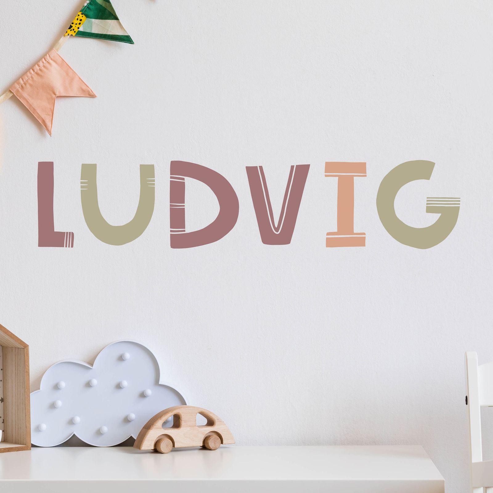 Colorful Custom Name Wall Sticker