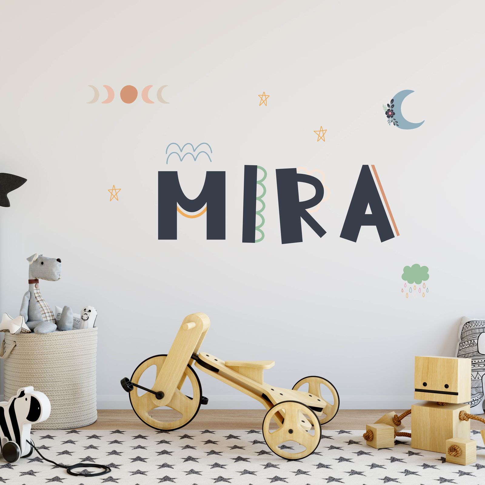 Custom Name Wall Sticker for Kids