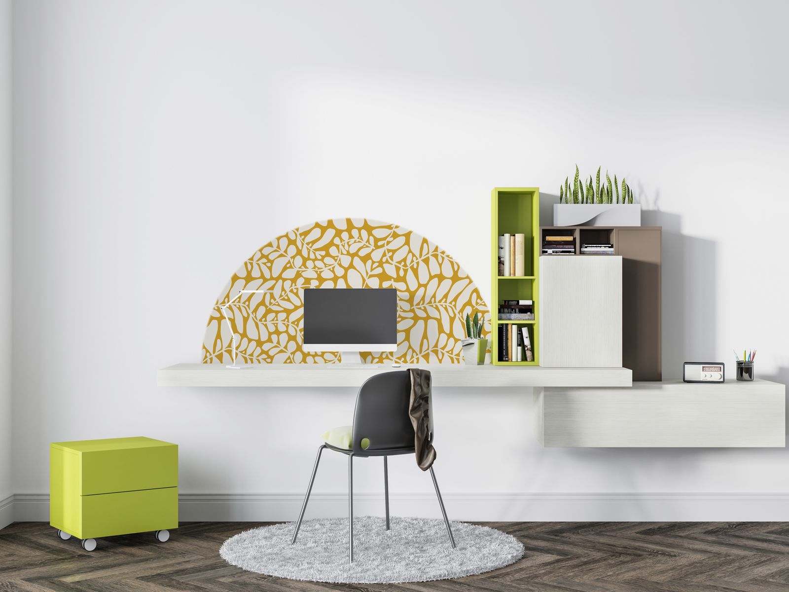 Wall Sticker - Leaf Pattern