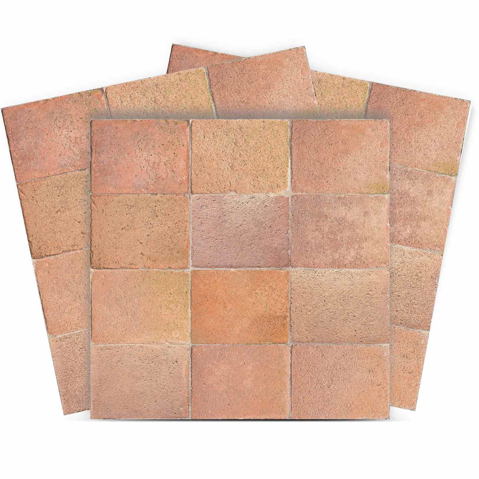 Tile Sticker - Rustic Terracotta / 24 pcs