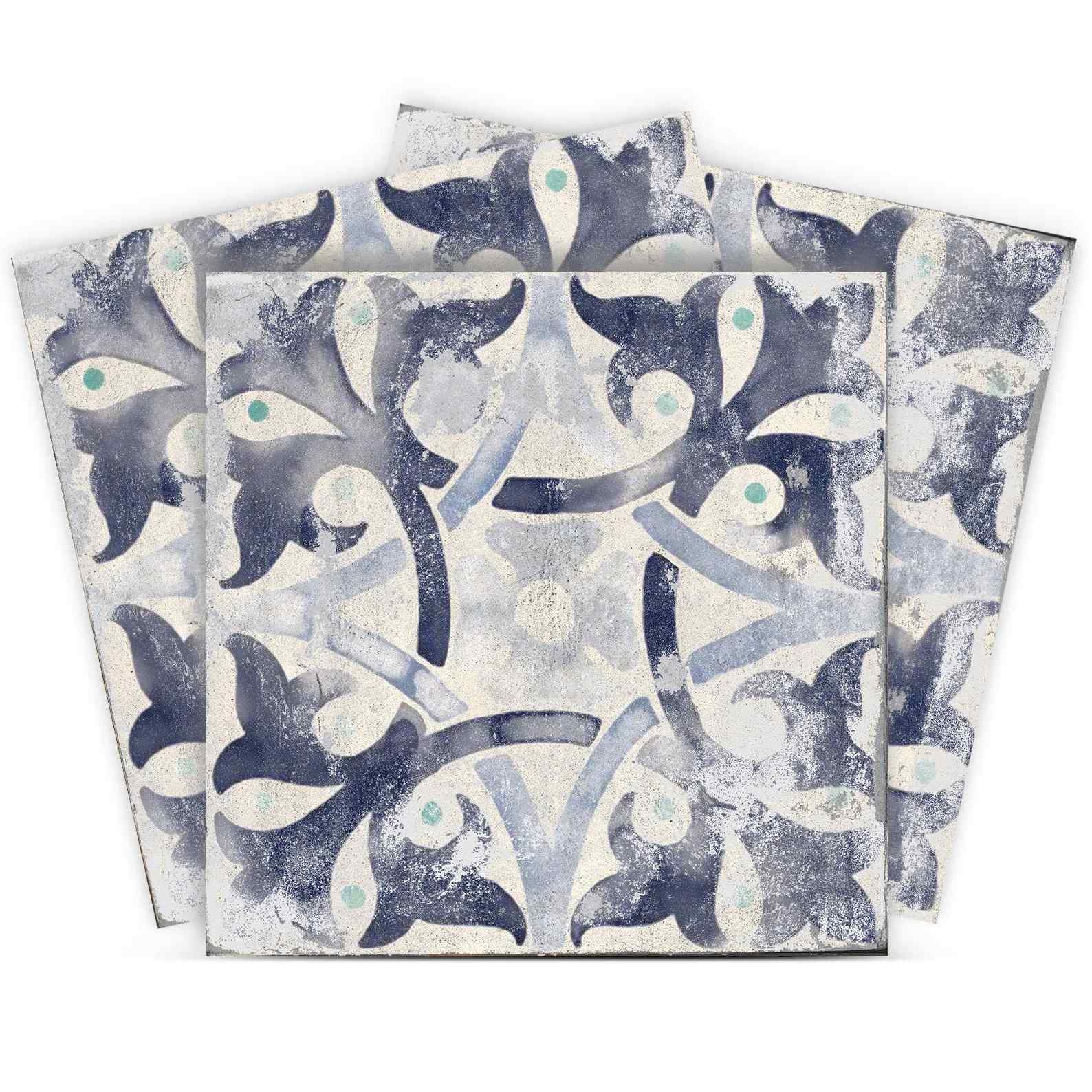 Tile Sticker - Vintage Mosaic Design / 24 pcs