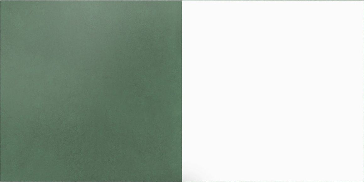 Green and White Wall Tiles / 24 pcs