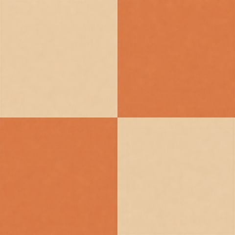 Tile Stickers – Orange and Cream Checkered