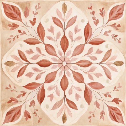 Tile Stickers –  Floral Pink