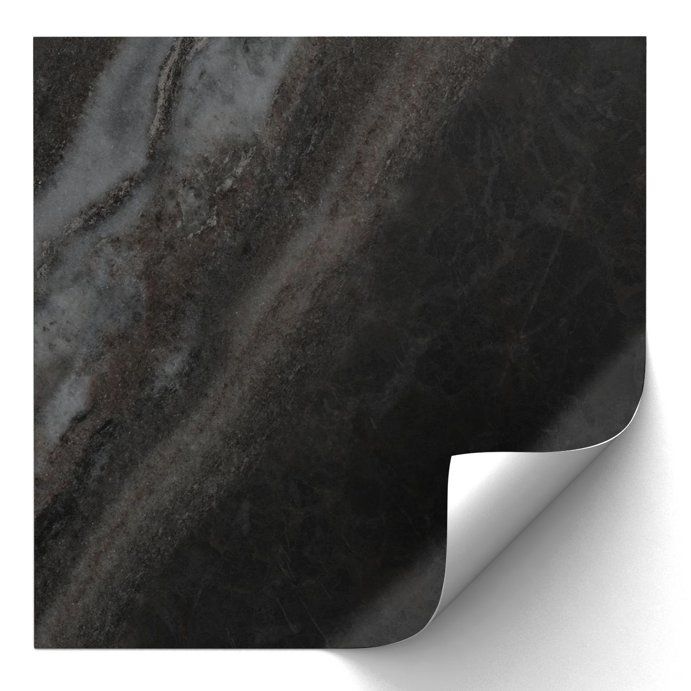 Tile Sticker - Black Marble Design