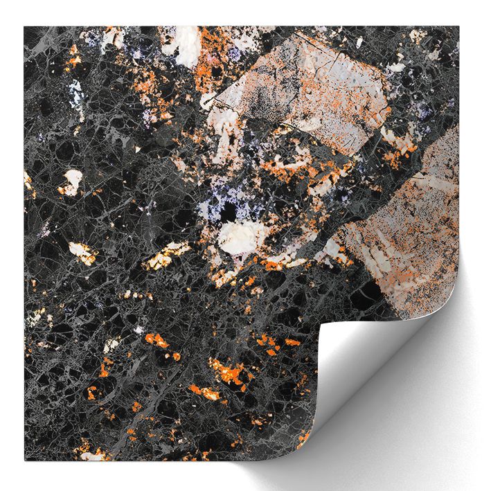 Tile Sticker - Black Marble Stone