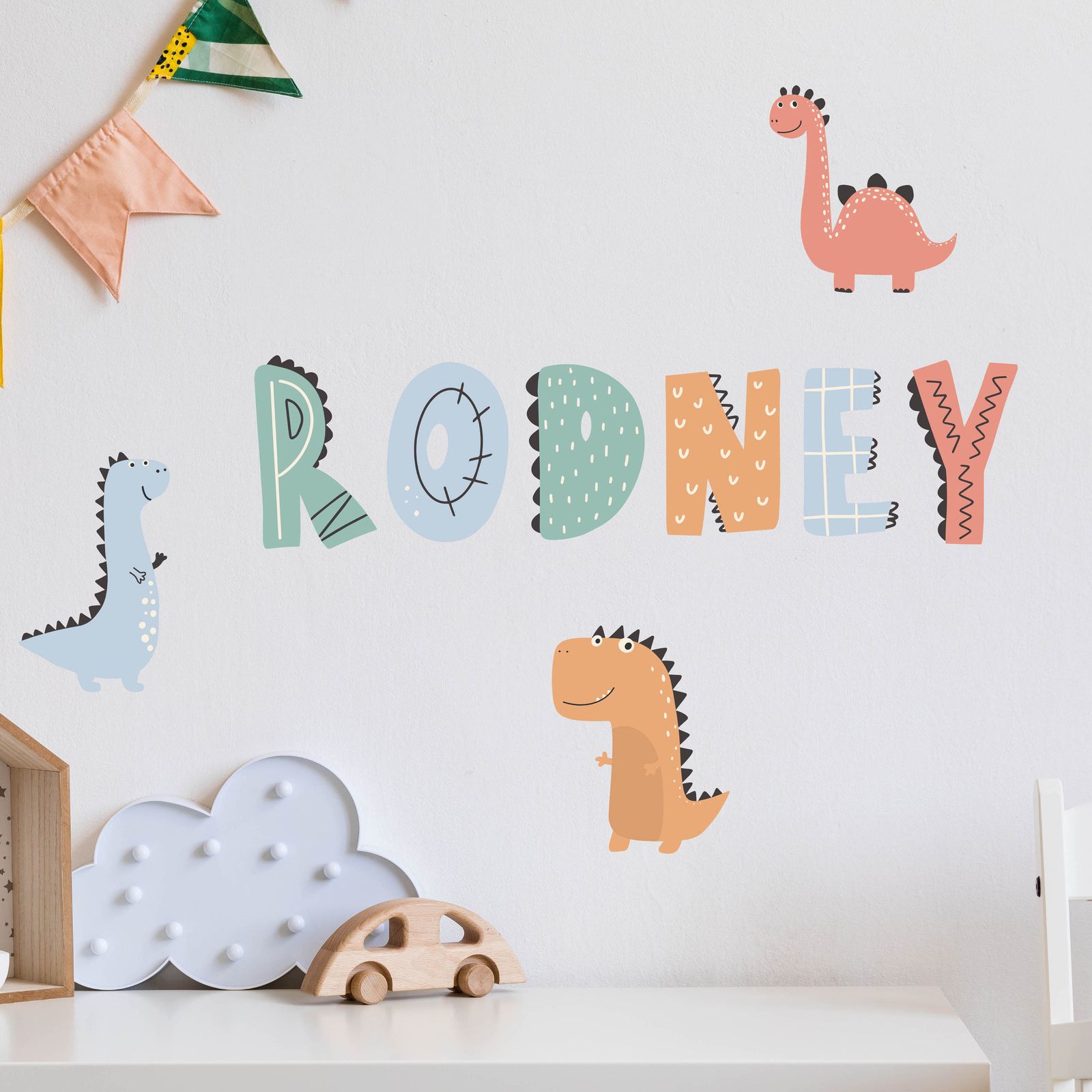 Dinosaur Themed Customized Wall Sticker